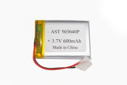 Акумулятор 503040 Li-Pol 3.7V 600mAh з проводами для планшетів, GPS, повербанків, колонок