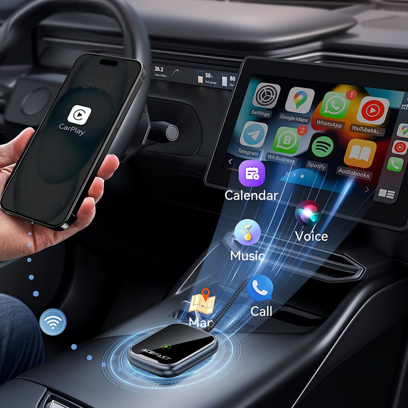 Адаптер ACEFAST QC1 для CarPlay бездротового з'єднання — фото 7