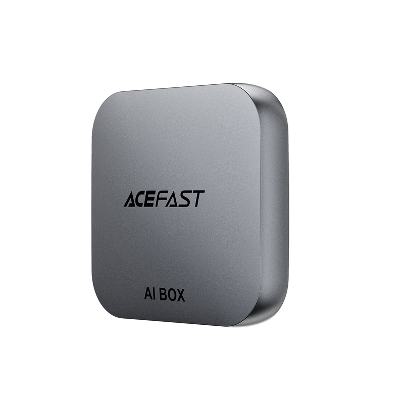Адаптер ACEFAST QC2 AI Box CarPlay бездротовий для автомобіля Metal Gray
