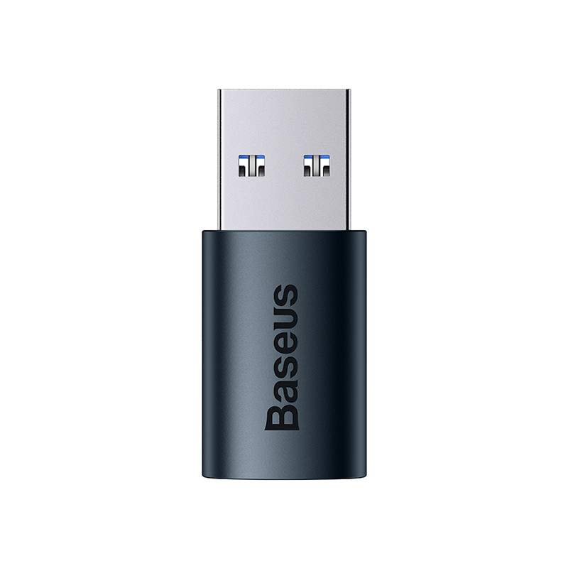 Адаптер Baseus Ingenuity Series Mini OTG Adaptor USB 3.1 to Type-C Blue — фото 4