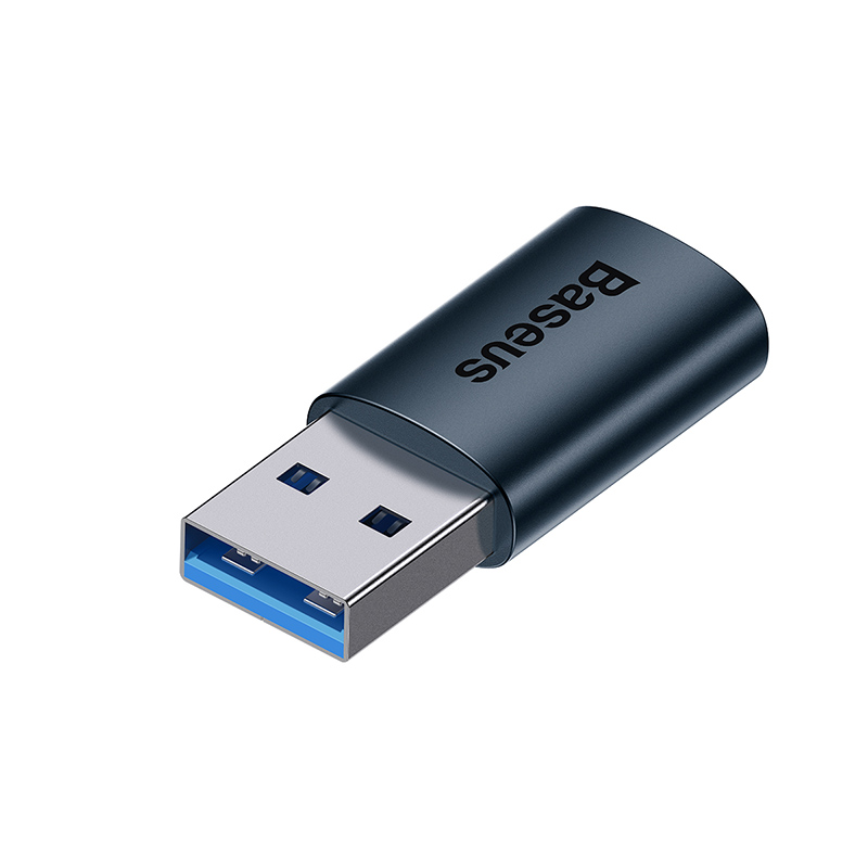 Адаптер Baseus Ingenuity Series Mini OTG Adaptor USB 3.1 to Type-C Blue — фото 5
