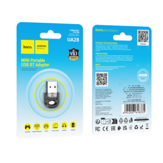 Адаптер Bluetooth HOCO UA28 USB BT adapter Black — фото 7