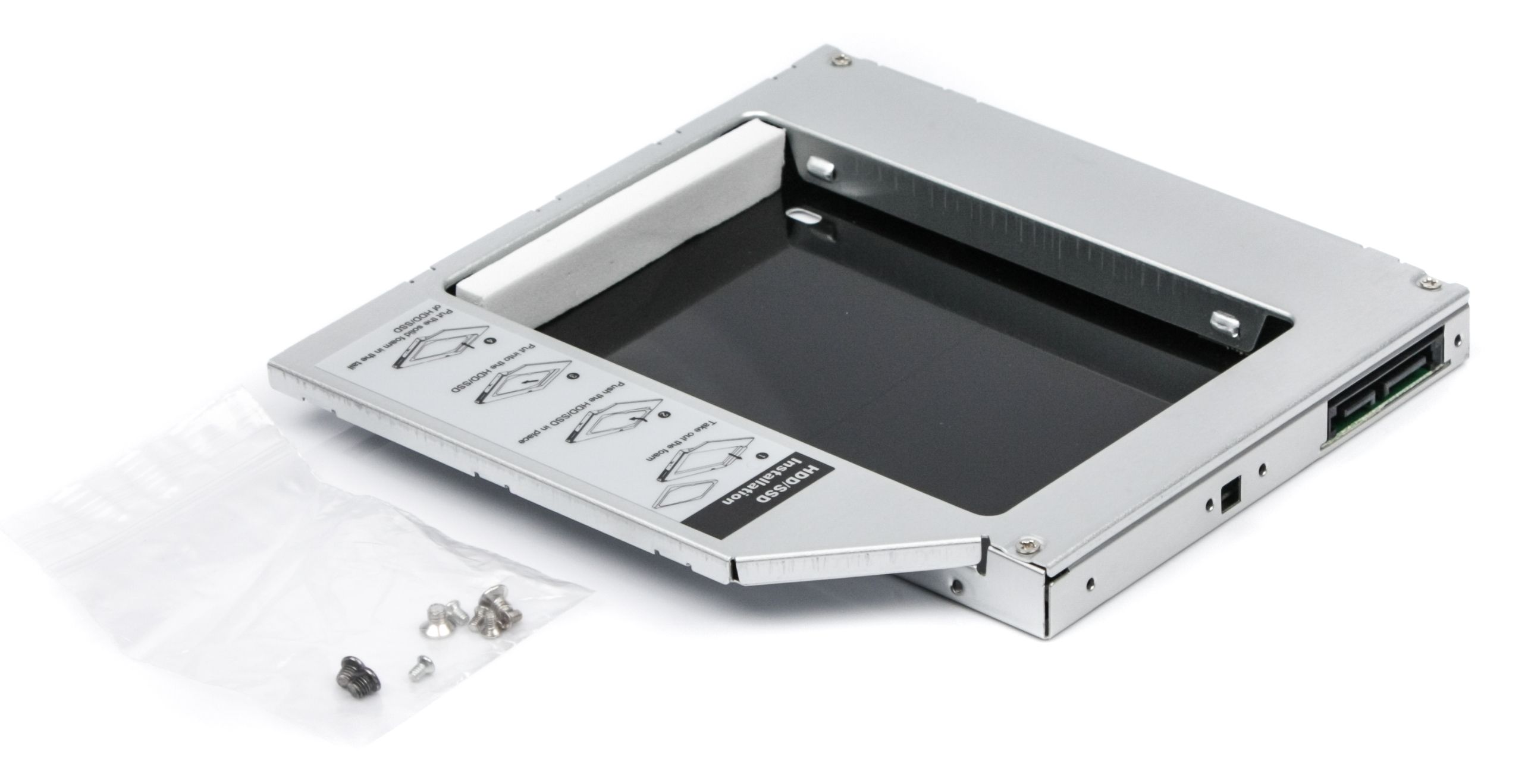 Адаптер HDD 2.5" для ноутбука у відсік CD-ROM 12.5 мм Agestar Ssmr2S