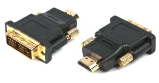 Адаптер HDMI-DVI, M/M позолоченные контакты
