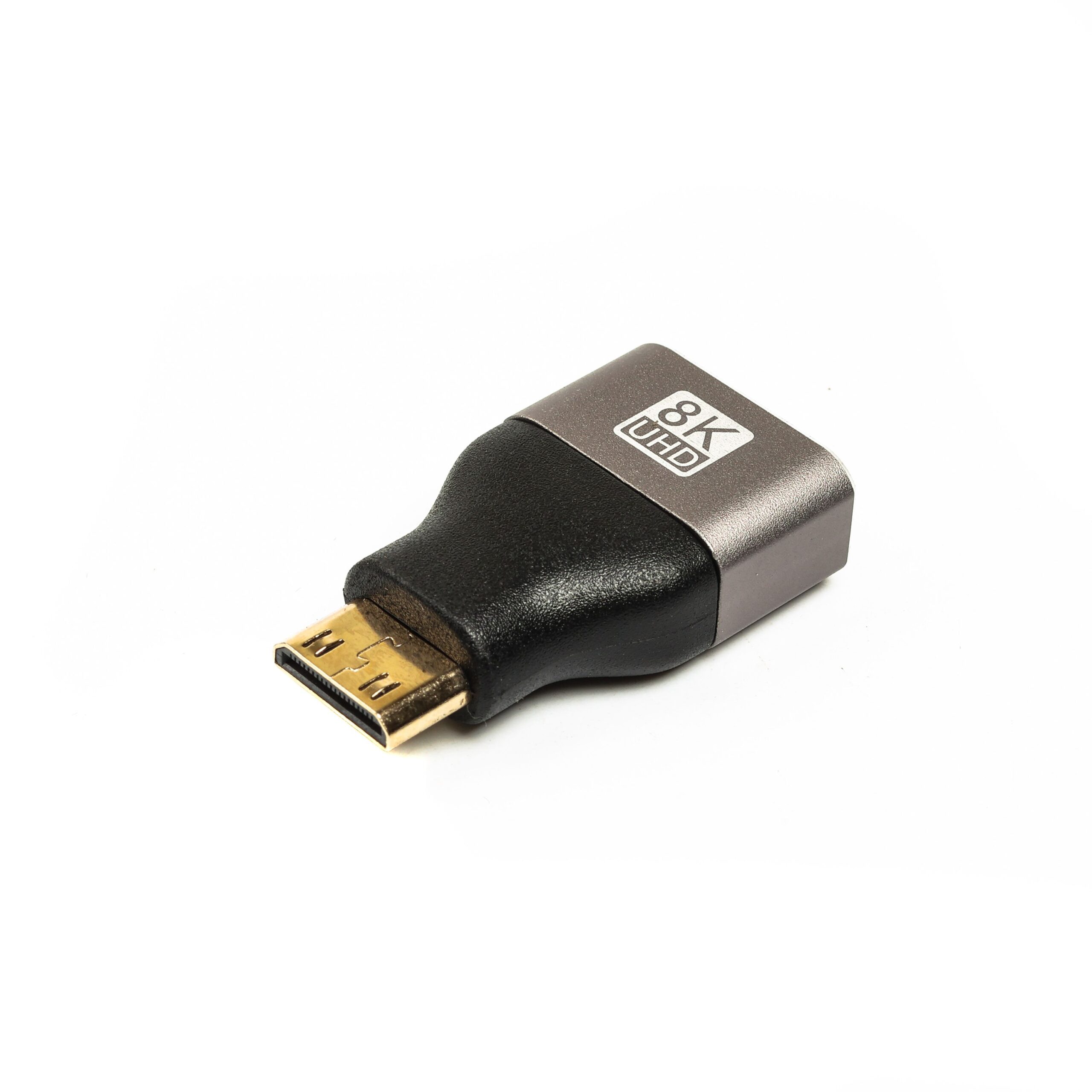 Адаптер Hdmi, M/F mini-C, V2.1, 8K@60, алюміній Cablexpert — фото 4