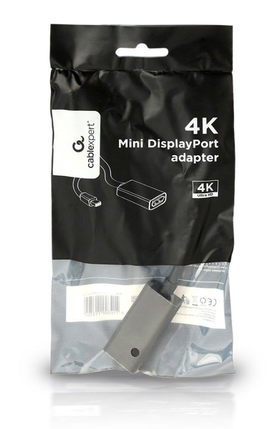 Адаптер Mini DisplayPort на DisplayPort / 4 К Cablexpert — фото 2