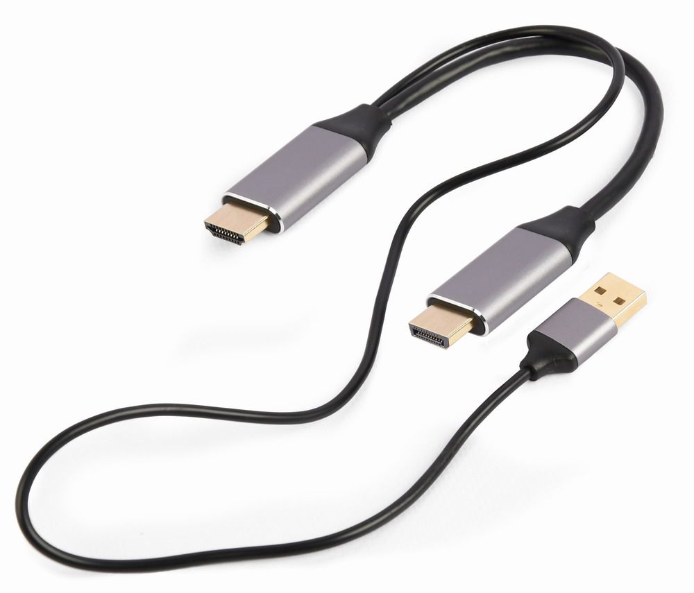 Адаптер-перехідник Hdmi на DisplayPort, 4K 60 Гц, 2 м Cablexpert — фото 2