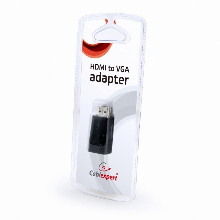Адаптер-перехідник Hdmi на VGA, блістер Cablexpert AB-Hdmi-VGA-001 — фото 2
