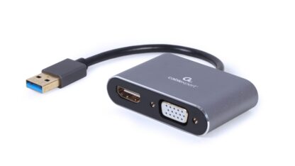 Адаптер-перехідник USB-A на Hdmi/VGA Cablexpert A-USB3-Hdmivga-01