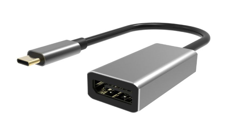 Адаптер-перехідник USB-C на DisplayPort, USB 3.1 Viewcon TE391 — фото 2