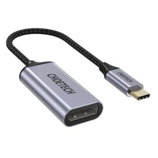 Адаптер-перехідник USB-C на DP, 4 К 60 Гц Choetech HUB-H11-GY-V2