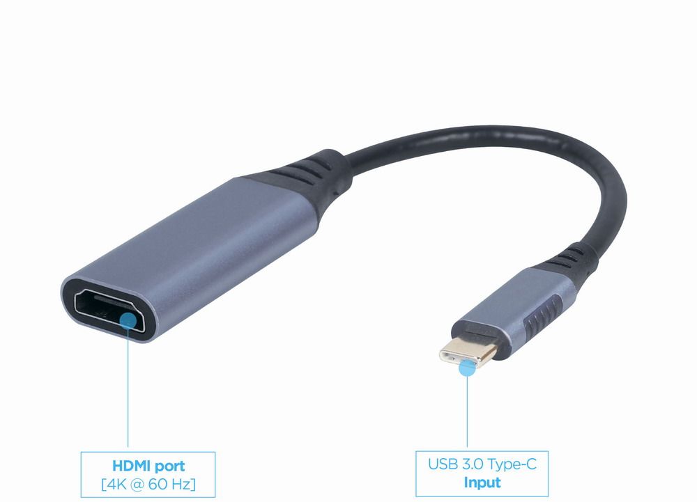 Адаптер-перехідник USB-C на Hdmi, 4 К 60 Гц Cablexpert A-USB3C-Hdmi-01 — фото 3