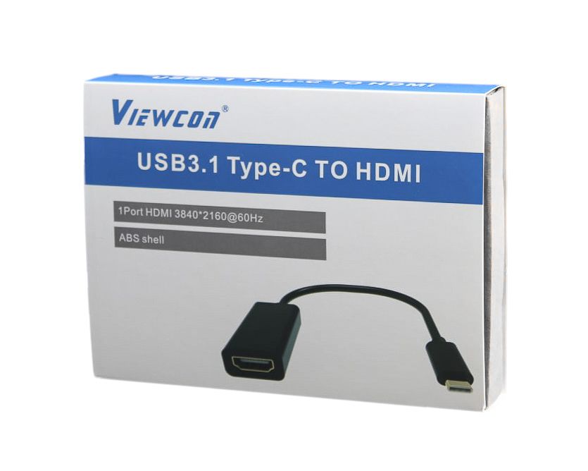 Адаптер-перехідник USB-C на Hdmi, 4 К 60 Гц Viewcon TE385 — фото 3