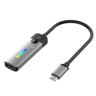 Адаптер-перехідник USB-C на Hdmi, 8 К 60 Гц LED RGB J5create JCA157-N