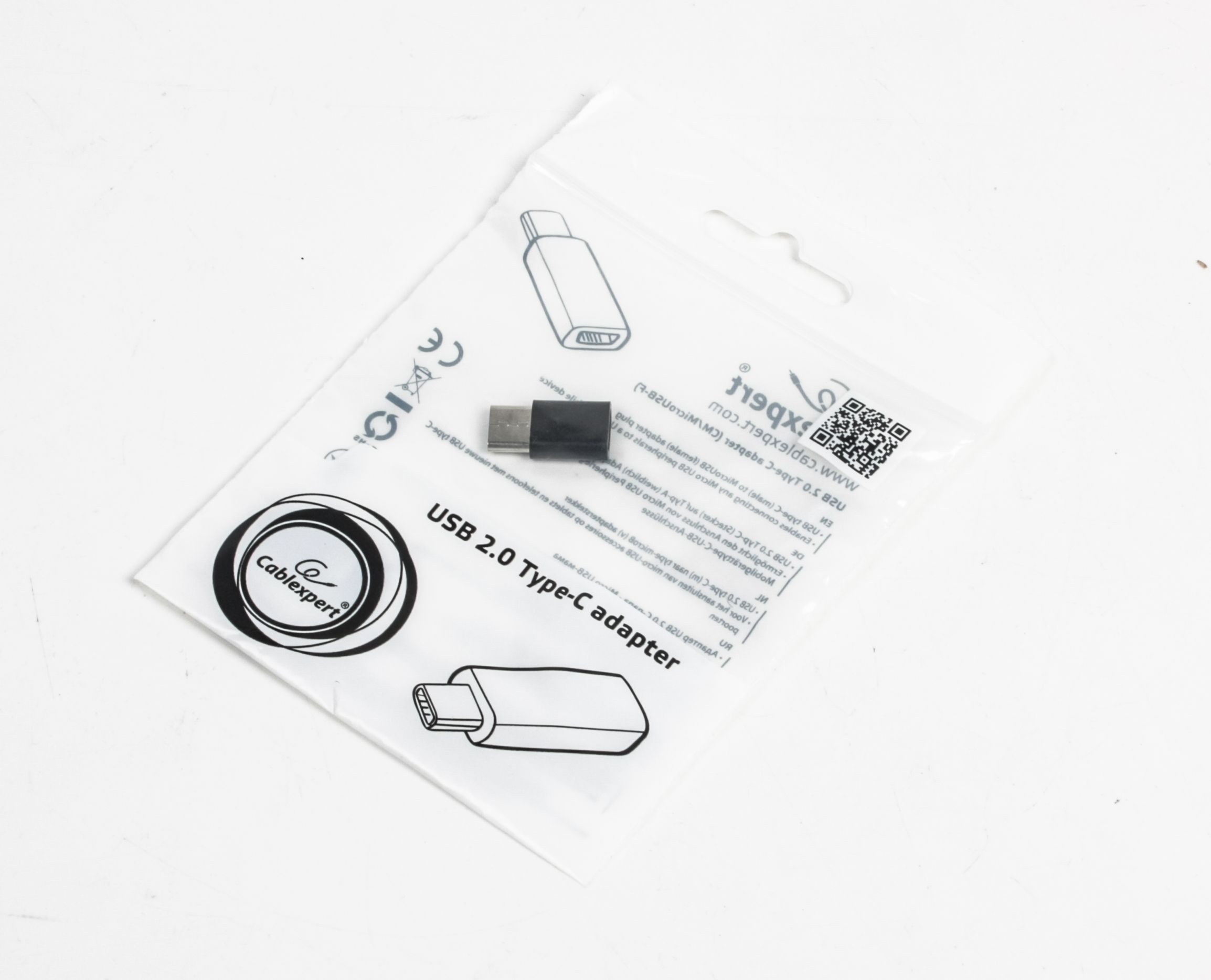 Адаптер USB Type-C (Micro USB розетка) Cablexpert A-USB2-CMmF-01 — фото 2