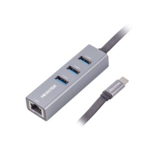 Адаптер, з Type-C на Gigabit Ethernet, 3 Ports USB 3.0, 1000 Mbps
