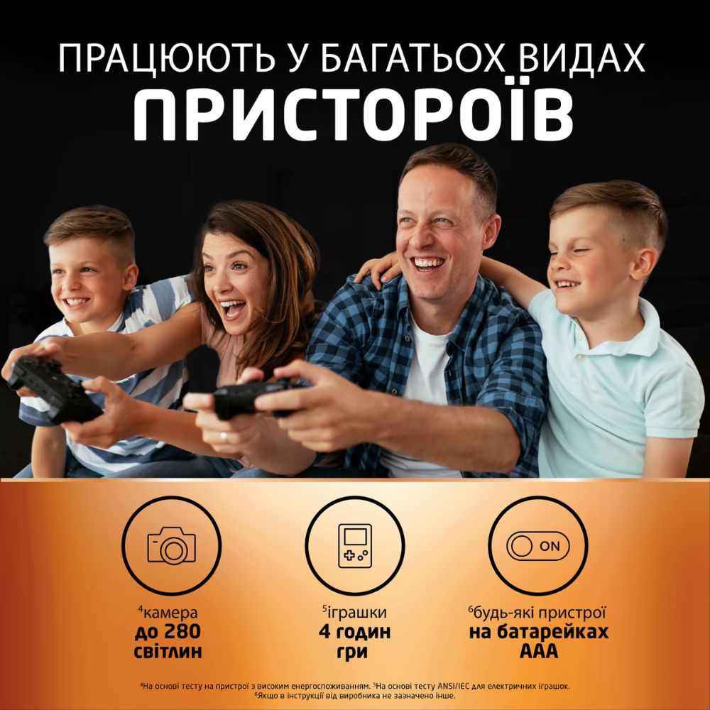 Акумулятор Duracell HR3 900mAh (4 шт) — фото 6