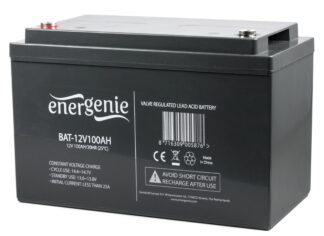 Акумуляторна батарея 12 В 100 A год EnerGenie BAT-12V100AH