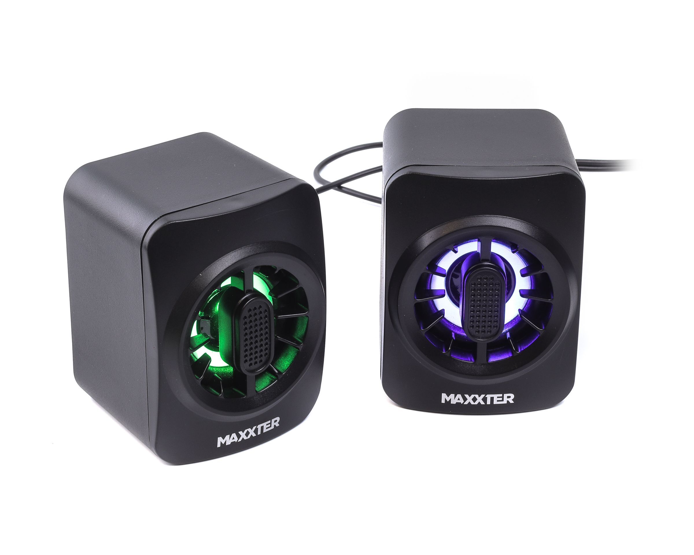 Акустична система, пластиковий корпус, 6 Вт, USB живлення, RGB