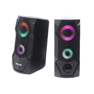 Акустична система, пластиковий корпус, 6 Вт, USB живлення, RGB