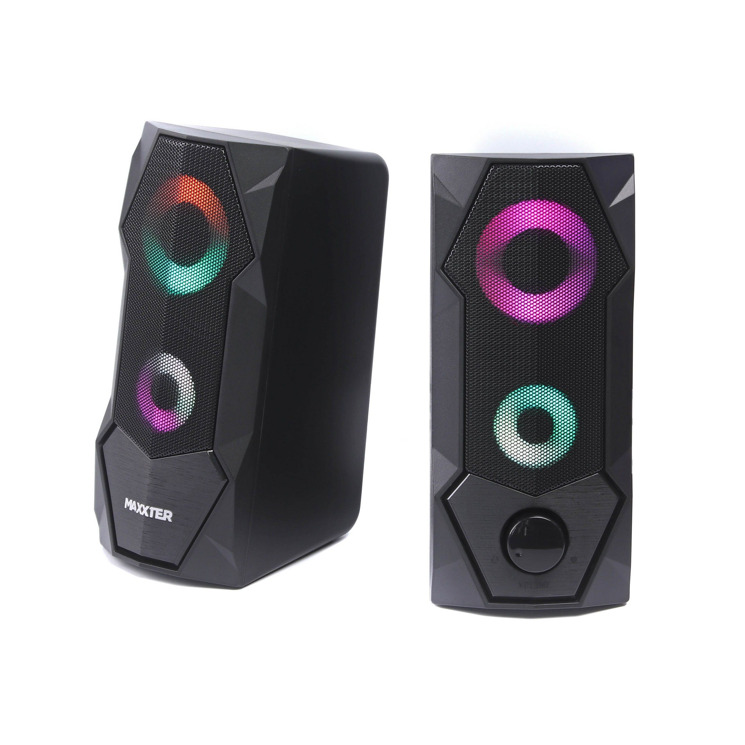 Акустична система, пластиковий корпус, 6 Вт, USB живлення, RGB