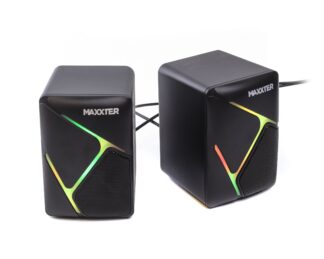 Акустична система, пластиковий корпус, 6 Вт, USB живлення, RGB