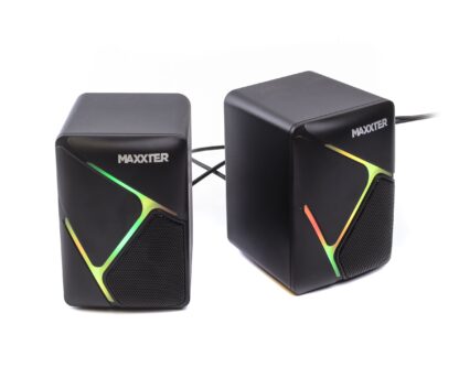 Акустична система, пластиковий корпус, 6 Вт, USB живлення, RGB