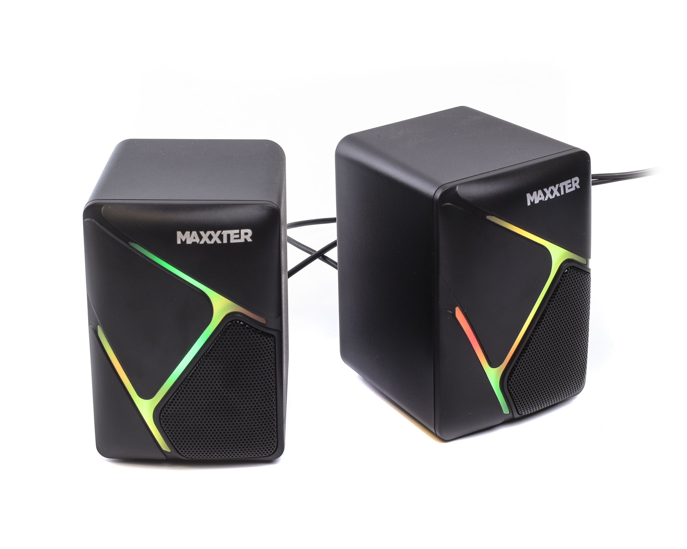 Акустична система, пластиковий корпус, 6 Вт, USB живлення, RGB