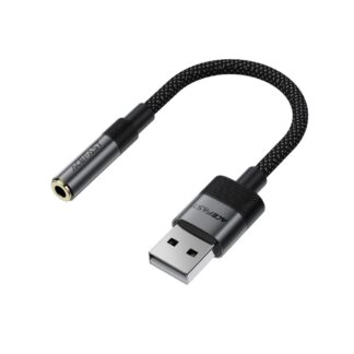 Аудіокабель ACEFAST J13 USB-A to 3.5mm