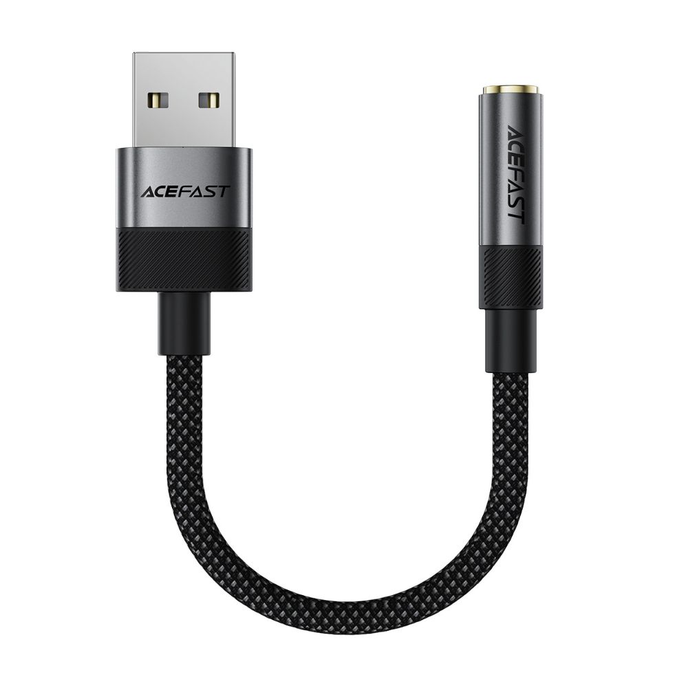 Аудіокабель ACEFAST J13 USB-A to 3.5mm — фото 4