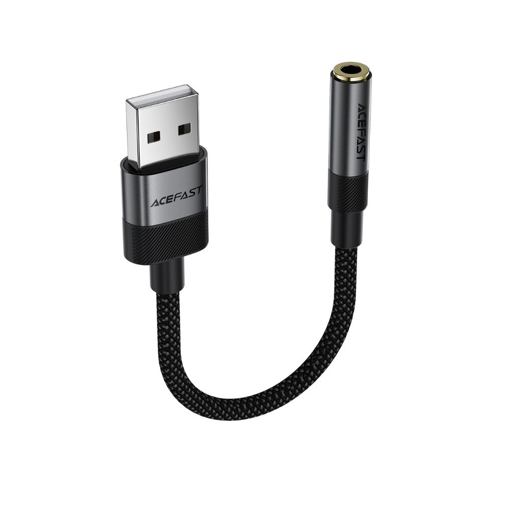 Аудіокабель ACEFAST J13 USB-A to 3.5mm — фото 6