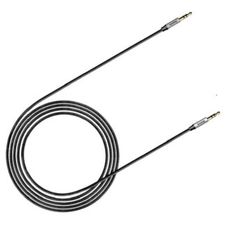 Аудіокабель Baseus M30 3.5mm male to 3.5mm male, nylon braid, 1.5m Silver+Black