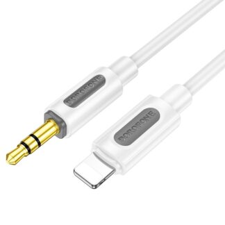 Аудіокабель BOROFONE BL20 iP to 3.5mm male, silicone, 1m