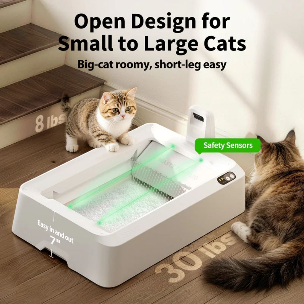 Автоматичний лоток для котів Petkit Purobot Crystal Duo з камерою — фото 4