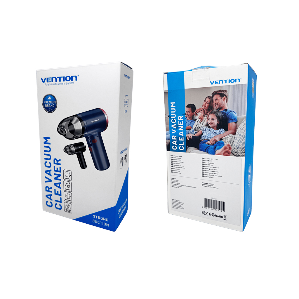 Автомобільний пилосос Vention Cordless Car Vacuum Cleaner Foldable Type Blue — фото 3