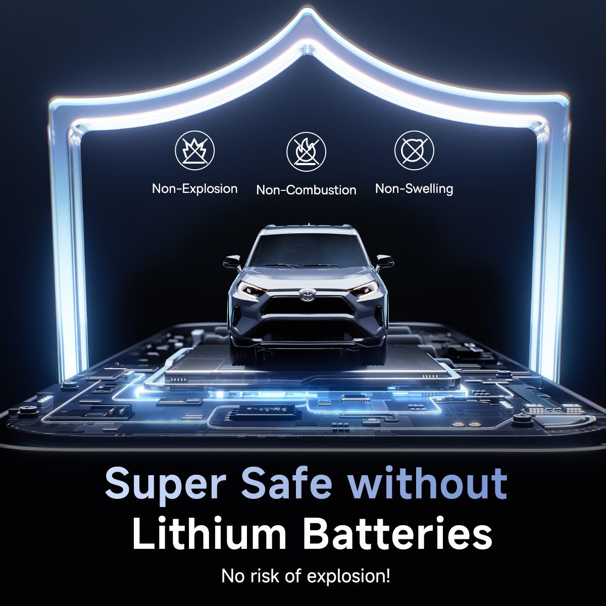 Автомобільний пуско-зарядний пристрій Baseus PrimeTrip VJ1 Supercapacitor Car Jump Starter 1200A Cosmic Black — фото 9