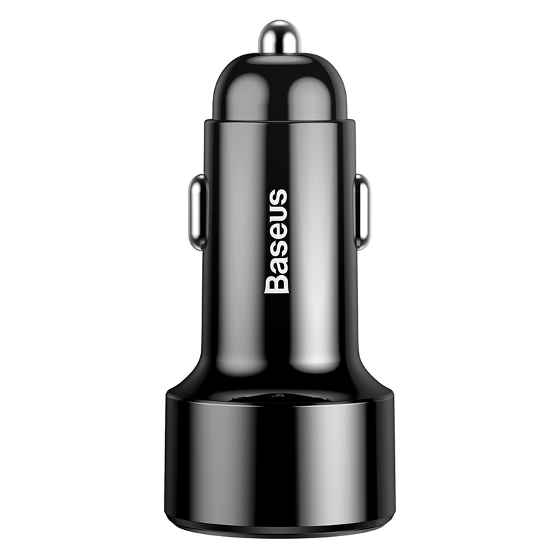 Автомобільний зарядний пристрій Baseus Magic Series Dual QC Digital Display 45W Black — фото 8
