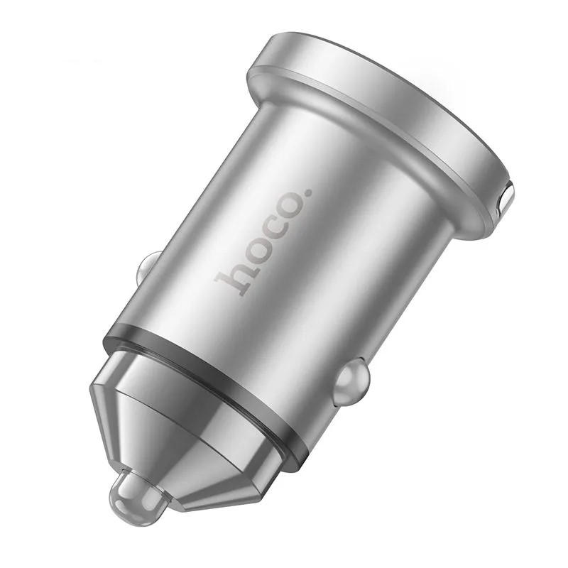 Автомобільний зарядний пристрій HOCO NZ10 Handy PD45W+QC3.0 car charger Silver — фото 7