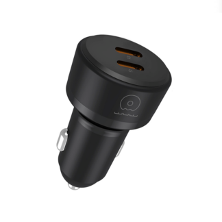 Автомобільний зарядний пристрій WUW-C243 PD20W+PD20W