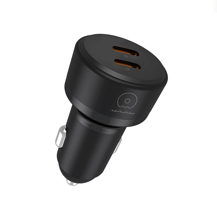Автомобільний зарядний пристрій WUW-C243 PD20W+PD20W