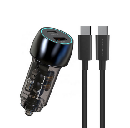 Автомобільний зарядний пристрій WUW T103C PD 30W +QC 3.0