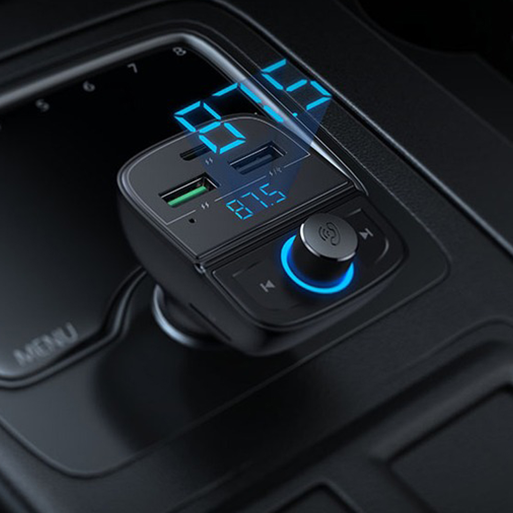 Автомобільний зарядний пристрій з FM-трансмітером UGREEN CD229 — фото 6