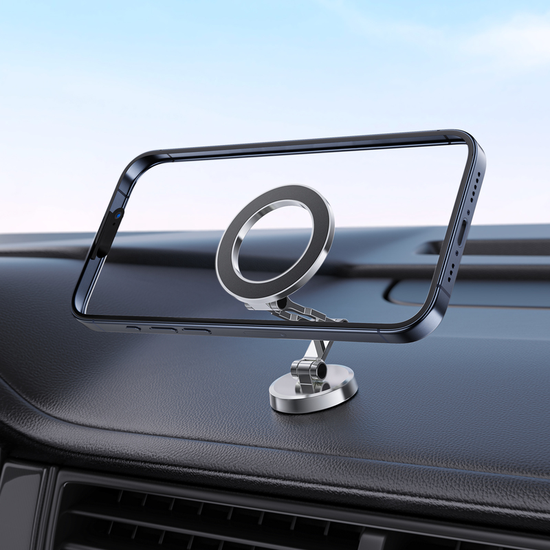 Автотримач для телефона ACEFAST D20 magnetic folding holder Silver — фото 6