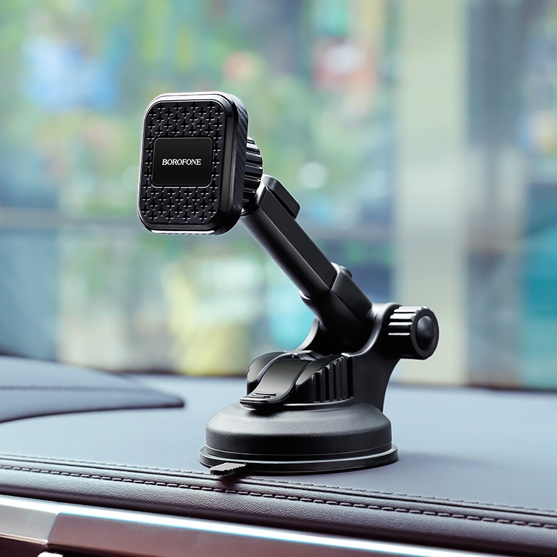 Автотримач для телефона BOROFONE BH21 Vanda magnetic in-car phone holder for center console windshield — фото 6
