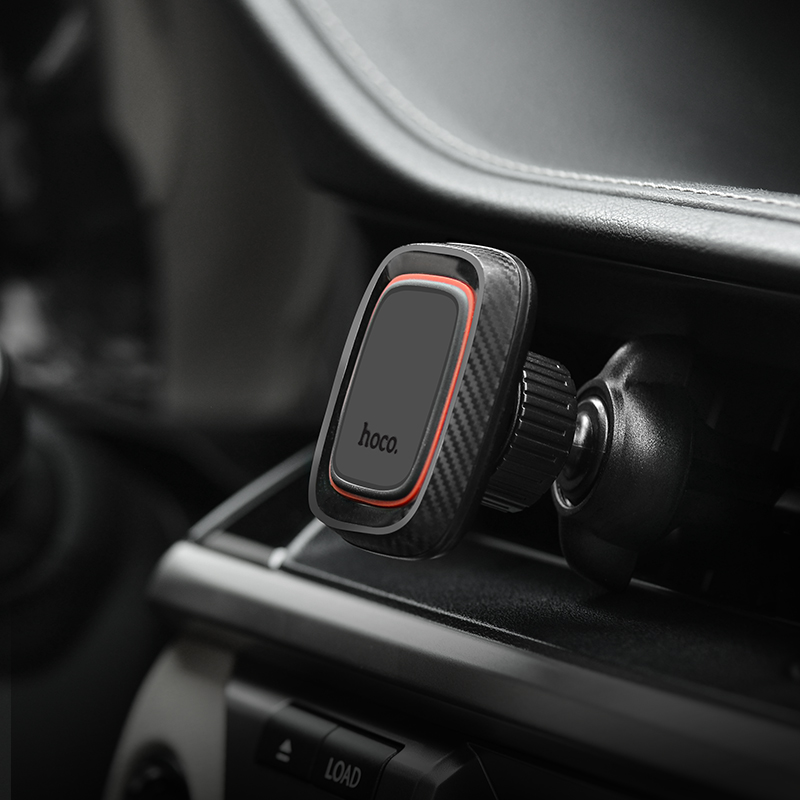 Автотримач для телефона HOCO CA23 Lotto series magnetic air outlet holder Black — фото 6