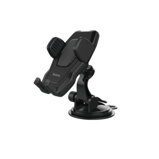 Автотримач для телефона Hoco CA31 cool run suction cup car holder Black