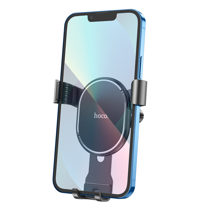 Автотримач для телефона HOCO CA56 Plus Armor metal gravity car holder Black — фото 6