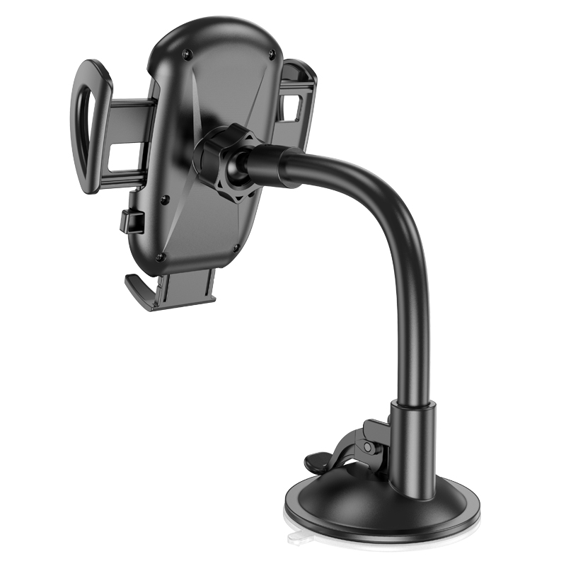 Автотримач для телефона HOCO H10 General car holder(windshield) Black — фото 7