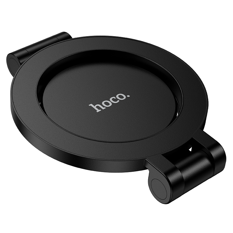 Автотримач для телефона HOCO H98 Rider folding Ring Magnetic Car holder(center console) Black — фото 6