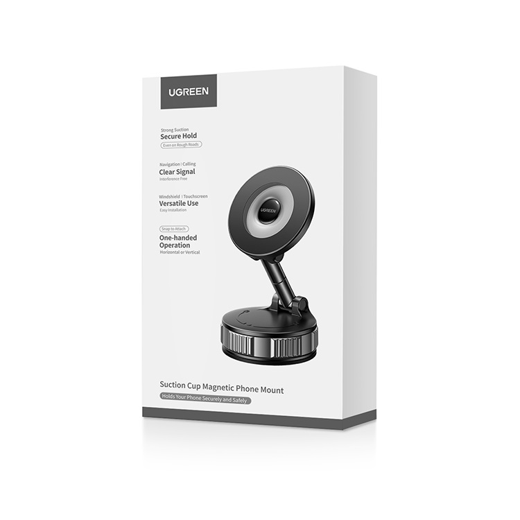 Автотримач для телефона UGREEN LP970 Suction Cup Magnetic Phone Mount — фото 3